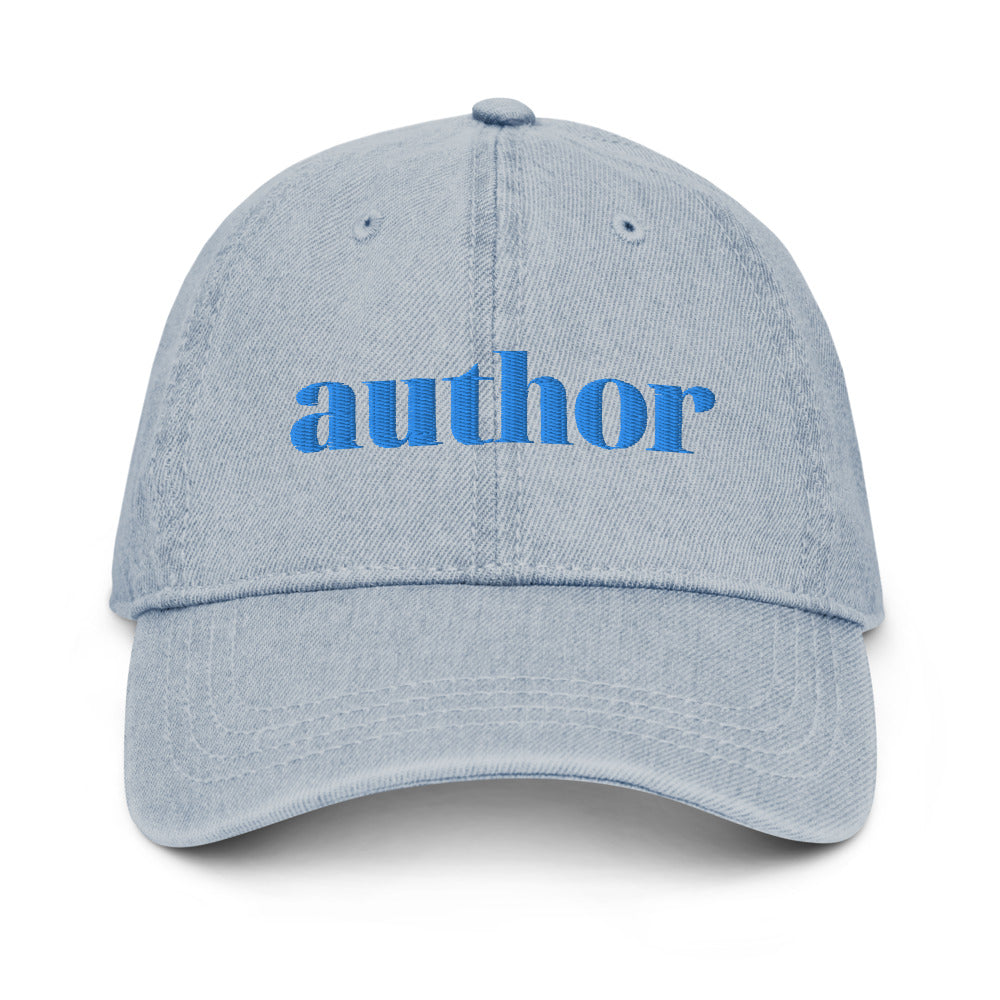 Author - Denim Hat