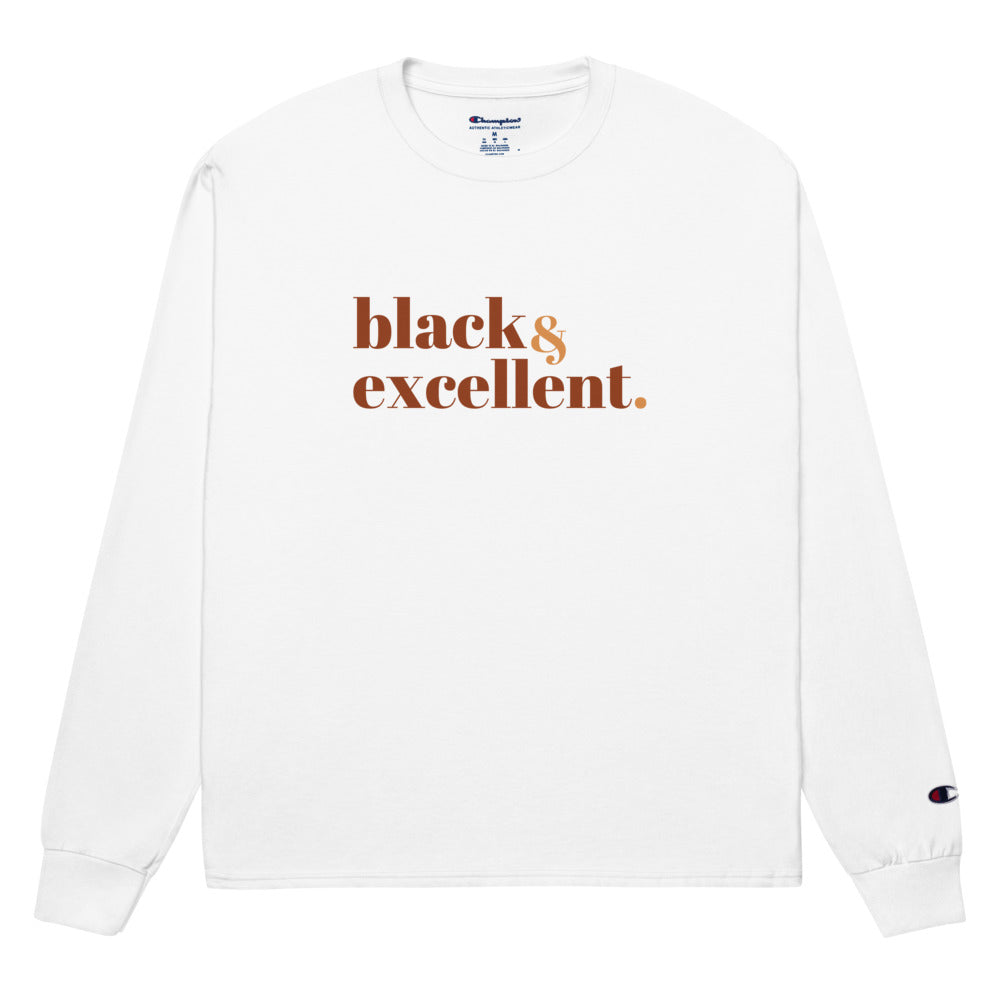 Black & Excellent - Champion Long Sleeve Tee