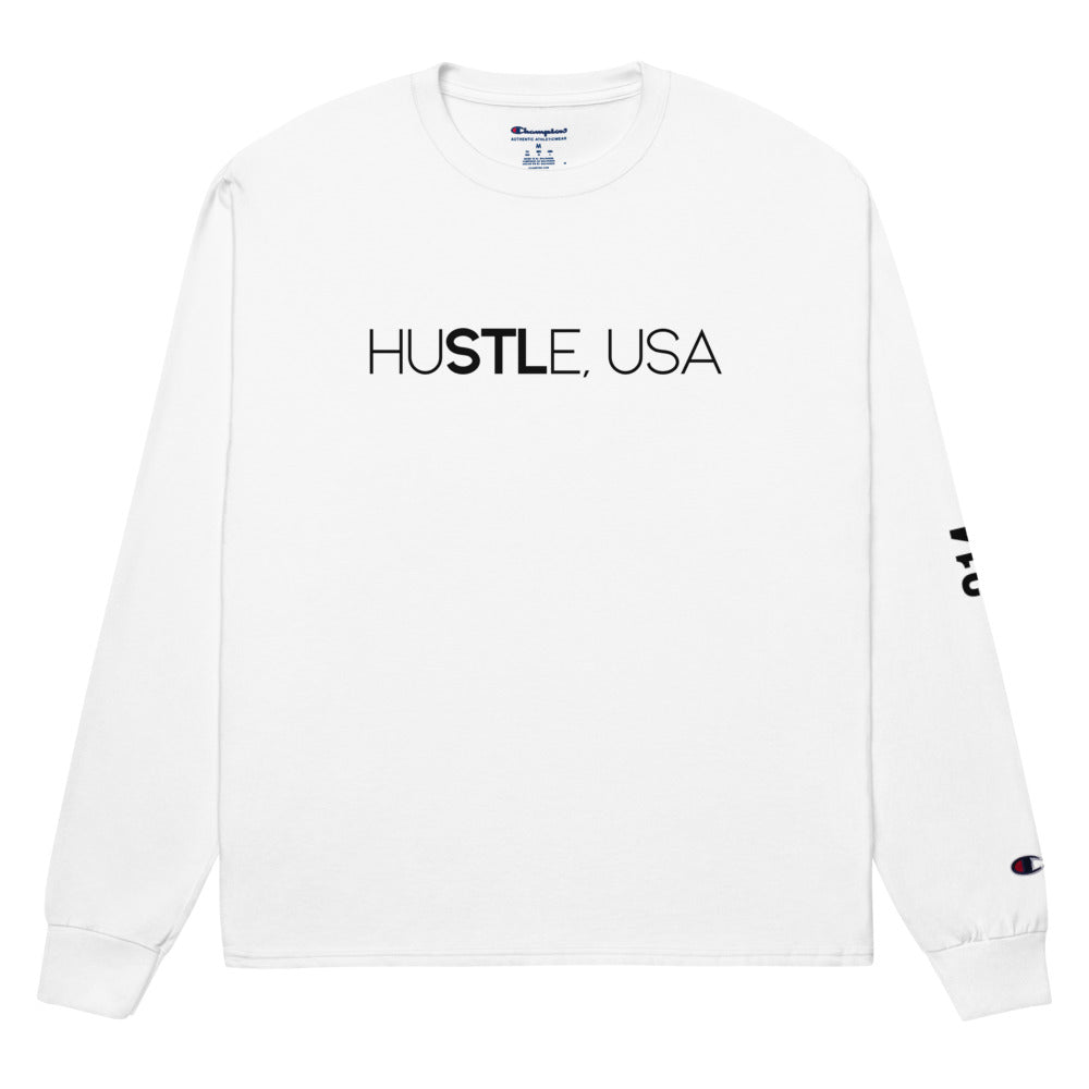 huSTLe, USA - Champion Long Sleeve