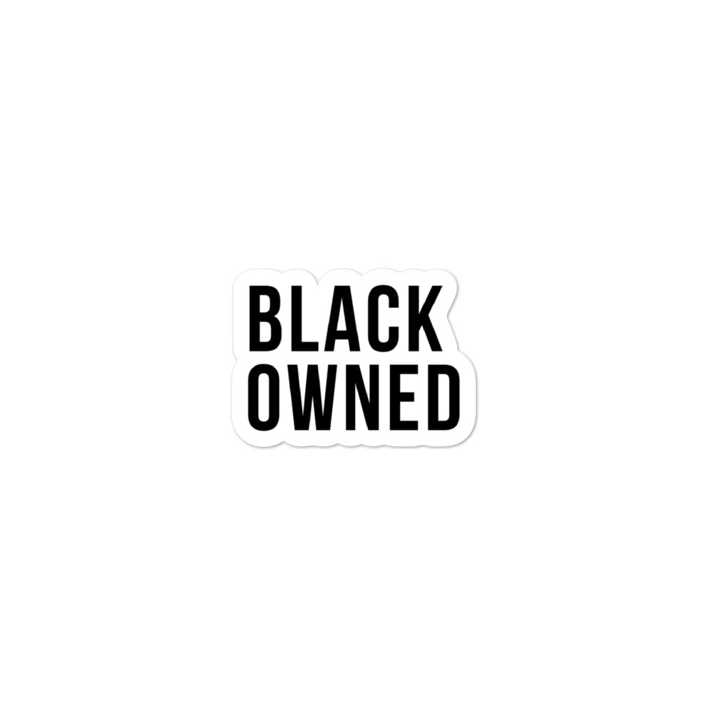 Black Owned - Sticker